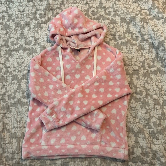 Pink and White Heart Pajama/Lounge Set - Picture 8 of 9